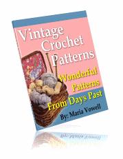 Thumbnail 20 Wonderful Vintage Crochet Patterns eBook