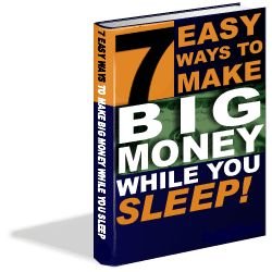 Thumbnail 7 Easy Ways To Make Big Money While You Sleep eBook