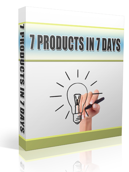 Thumbnail 7 Products In 7 Days eBook