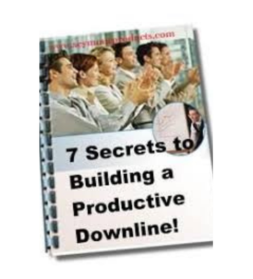 Thumbnail 7 Secrets to Building a Productive Downline eBook