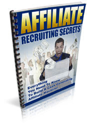 Thumbnail Affiliate Recruiting Secrets eBook