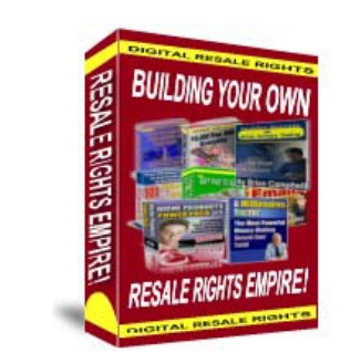 Thumbnail Building Your Own Resale Rights Empire eBook Thumbnail Building Your Own Resale Rights Empire eBook