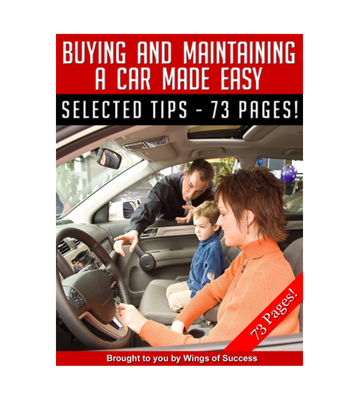 Thumbnail Buying and Maintaining a Car Made Easy eBook