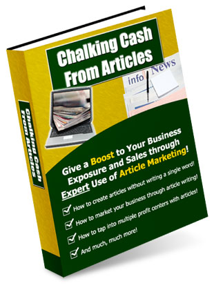 Thumbnail Chalking Cash From Articles eBook