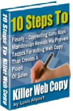 Product picture 10 Steps To Killer Web Copy eBook