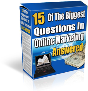Product picture 15 Of The Biggest Questions In Online Marketing Answered eBook