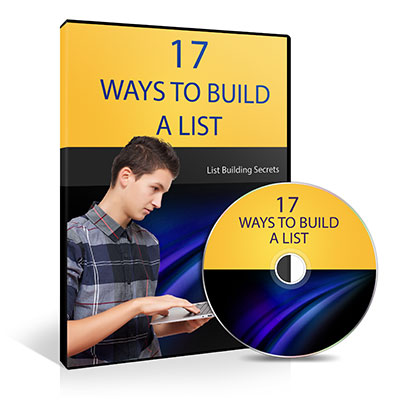 Product picture 17 Ways To Build A List eBook