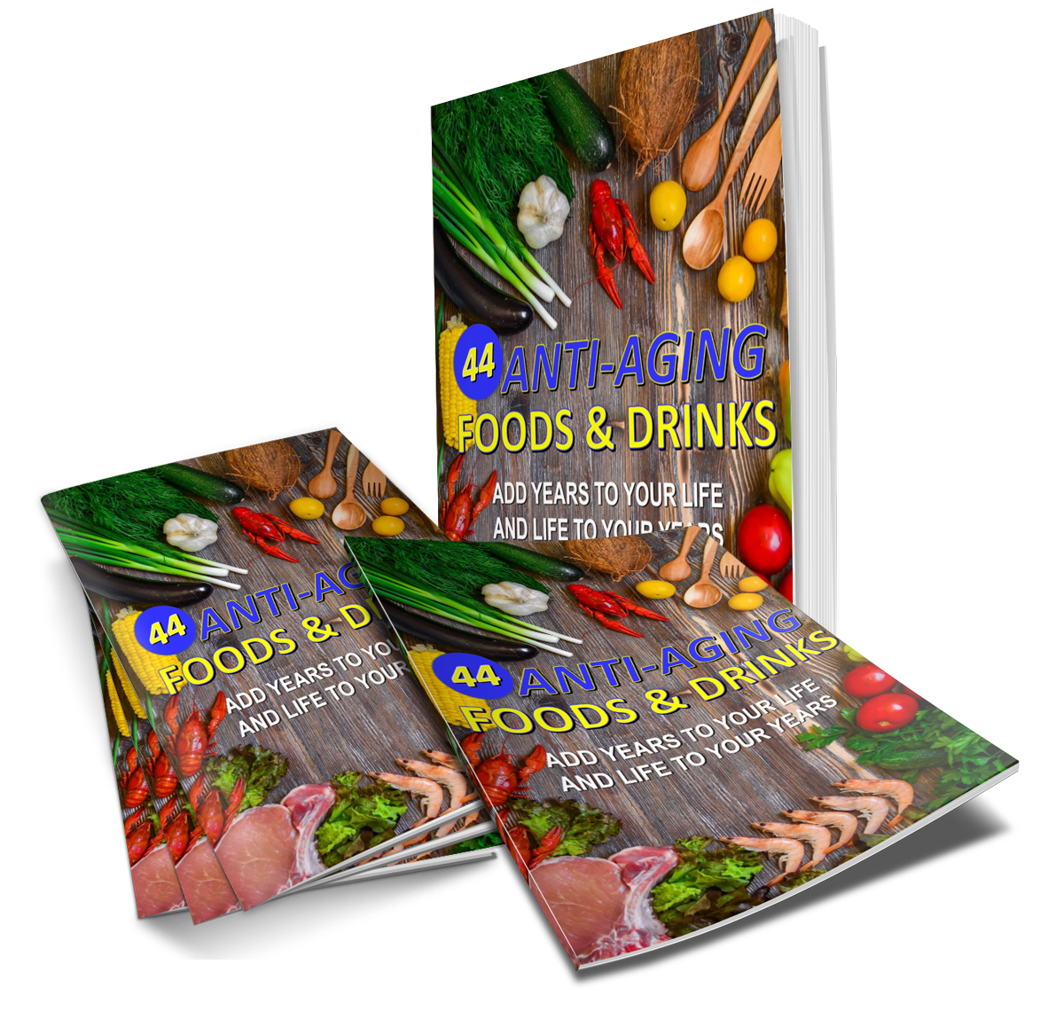 Product picture 44 Anti Aging Foods and Drinks eBook