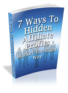 Product picture 7 Ways To Hidden Affiliate Profit eBook