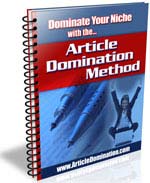 Product picture Article Domination Method eBook