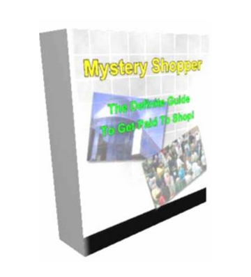 Product picture Become a Mystery Shopper - How to Get Paid to Shop eBook