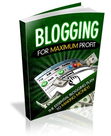 Product picture Blogging For Maximum Profit eBook