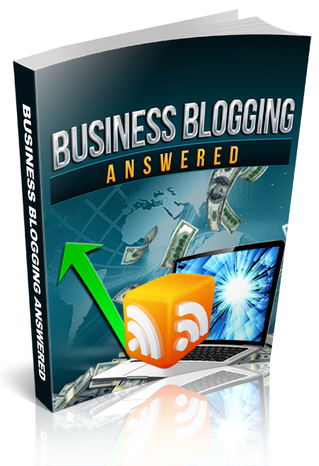 Product picture Business Blogging Answered eBook