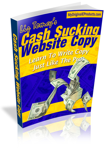 Product picture Cash Sucking Website Copy eBook
